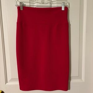 LuLaRoe Vibrant Fuscha Pencil Skirt